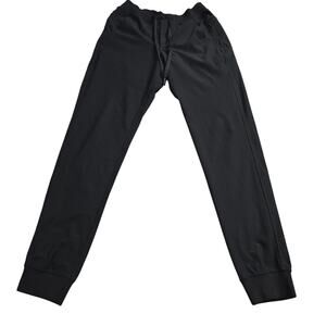 Birddogs Boom Jogger Pants S Black Lined Athletic Running Performance Zip Pocket